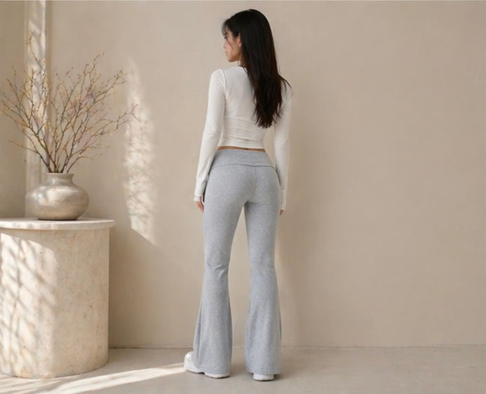 Flared High Waist Lounge Pants