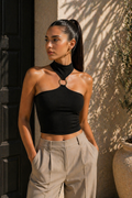 Sculpt Ring Halter Top