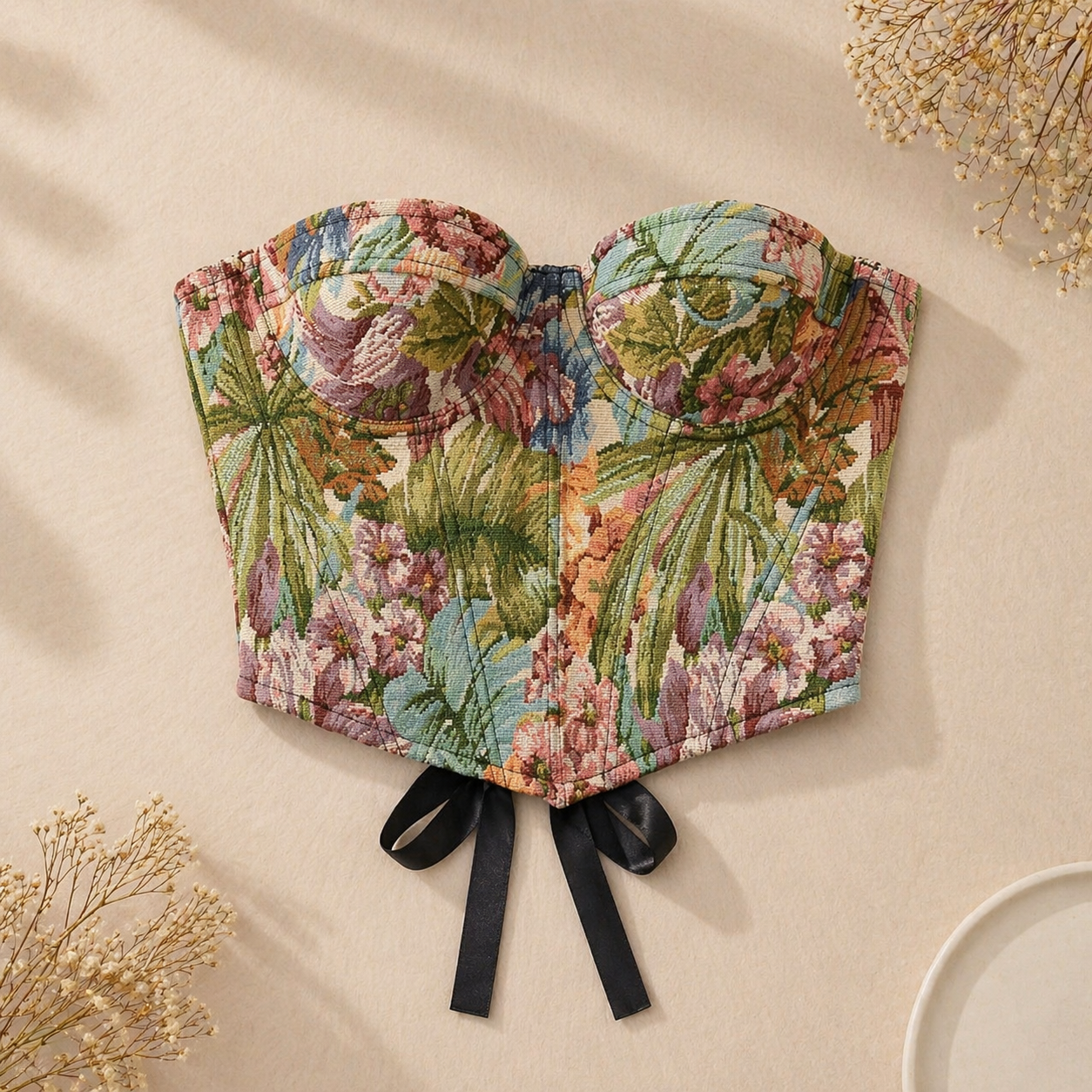 Sculpt Lace-Up Corset Top