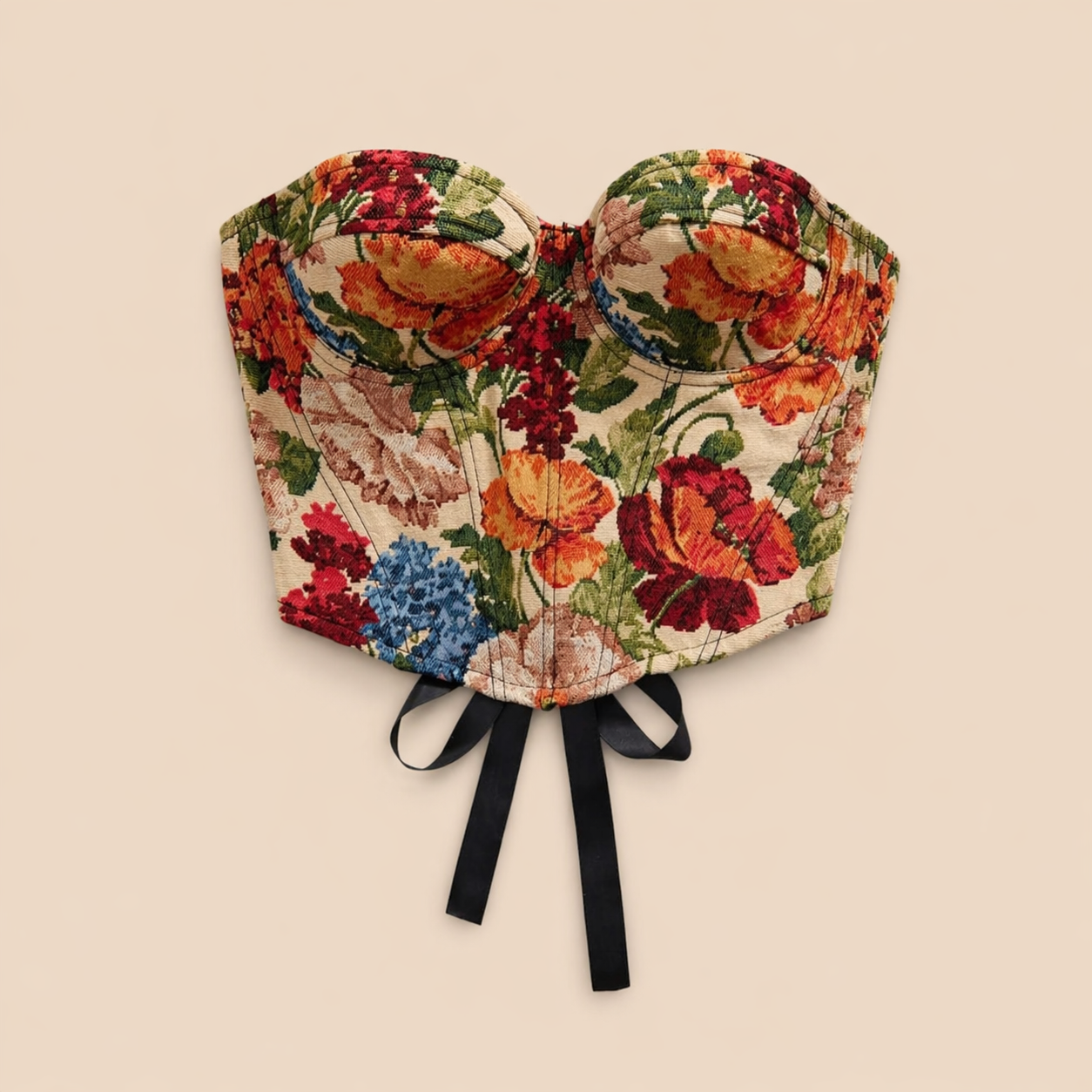 Sculpt Lace-Up Corset Top