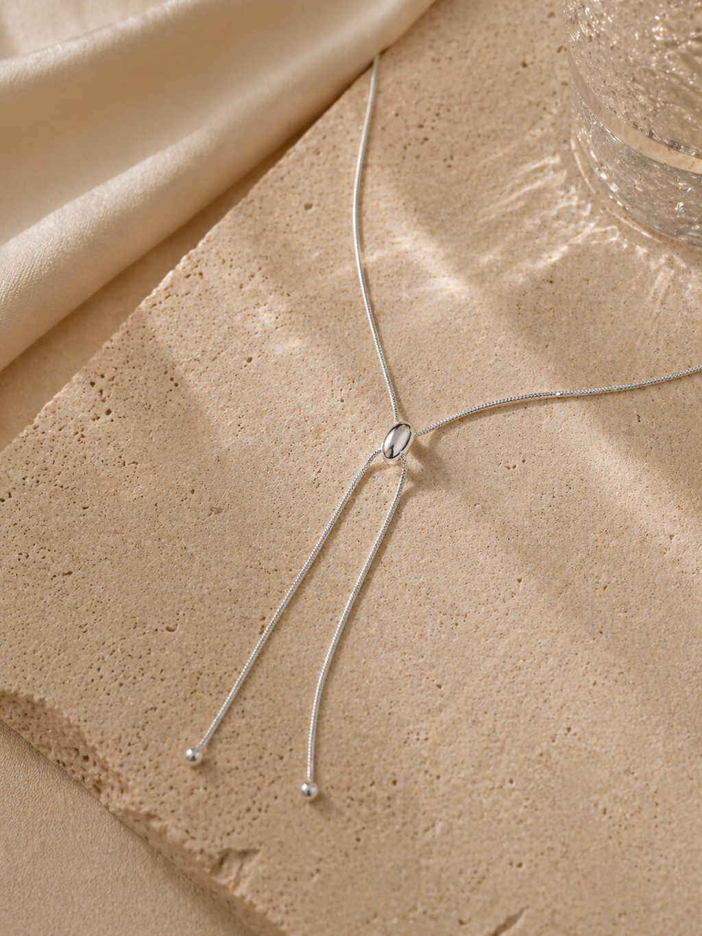Minimal Drop Chain Necklace