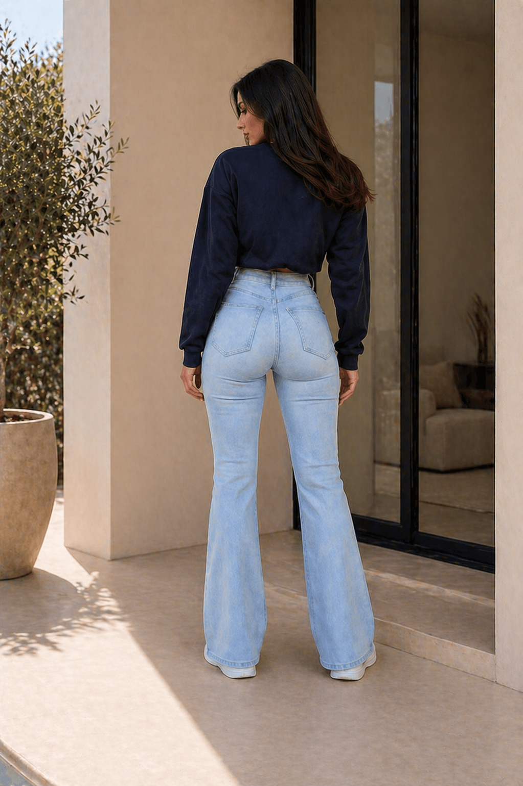 High Waist Sculpting Skinny Jeans